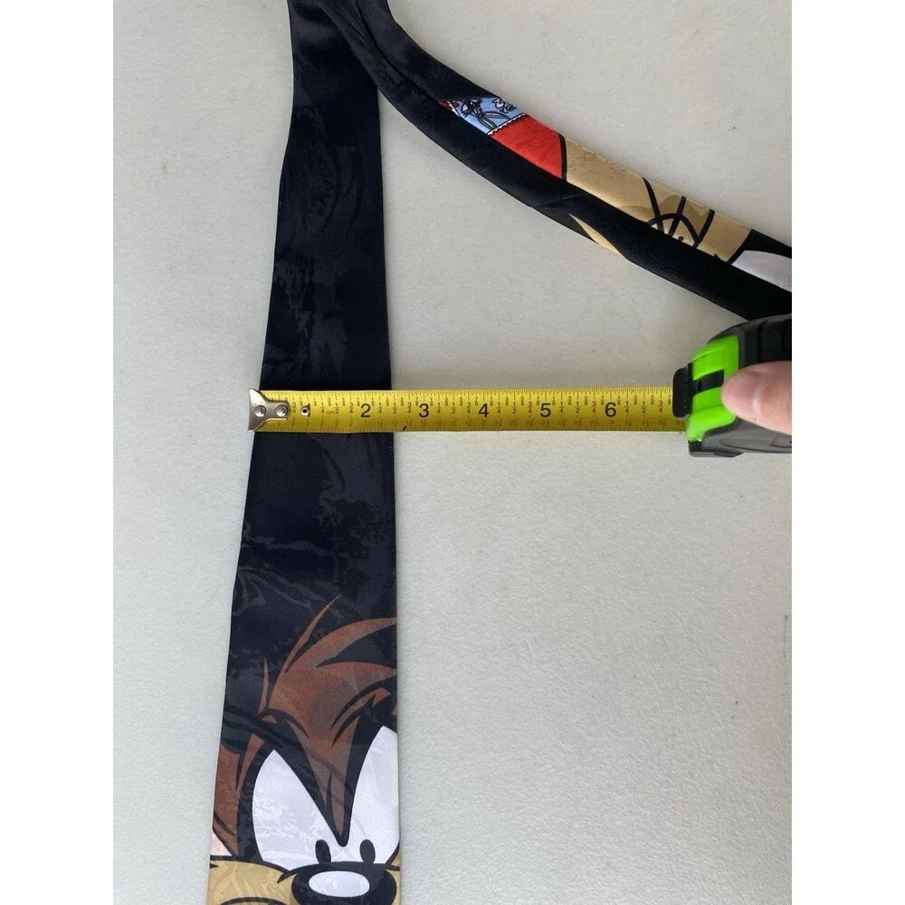 Looney Tunes Stamp Collection Taz Necktie Tasmanian Devil USPS 1997 Vintage Silk